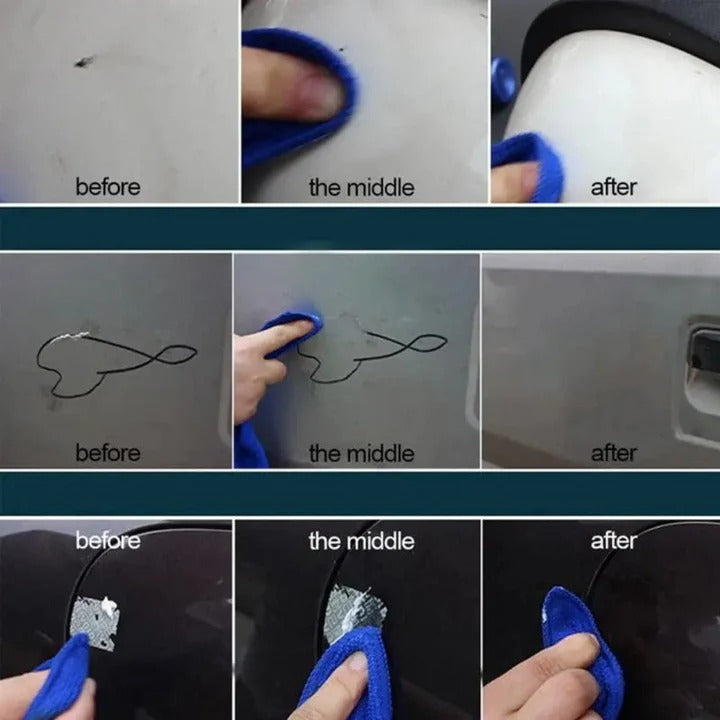 Non-Abrasive Scratch Repair Compound for Car Paint Surfaces