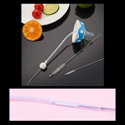 Reusable Straw Cleaning Brush Set for Cleaning, 10 Pieces