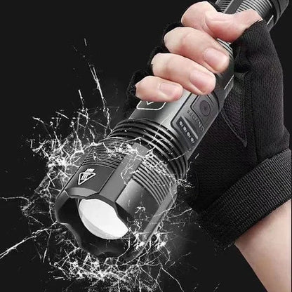 Outdoor Water-Resistant LED Flashlight with Bright Illumination