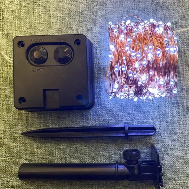Solar Powered LED Garden String Lights