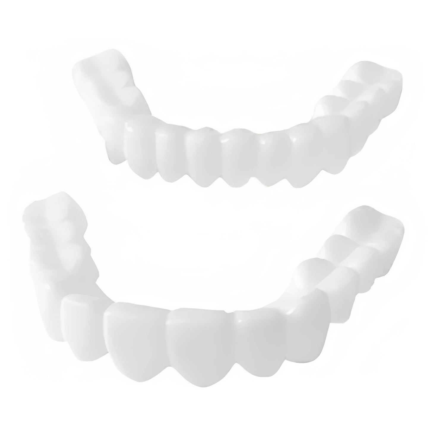 Snap-On Cosmetic Tooth Covers for Adults, 2 Piece Set