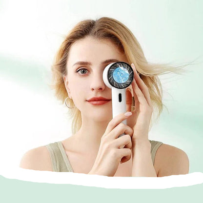 Portable Desktop Air Cooler Fan with USB Charging and Speed Control