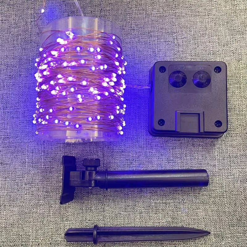 Solar Powered LED Garden String Lights