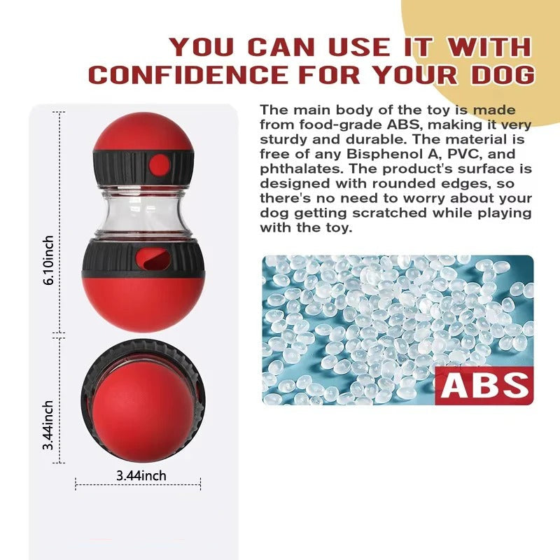 Puzzle Treat Toy for Dogs and Cats with Slow Feeding Design