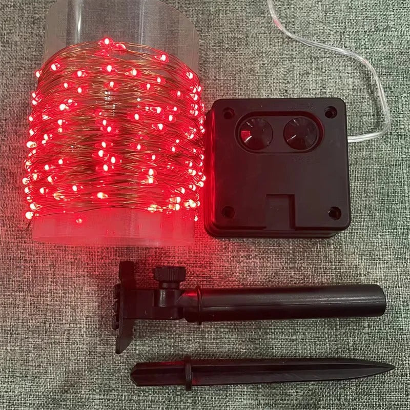 Solar Powered LED Garden String Lights