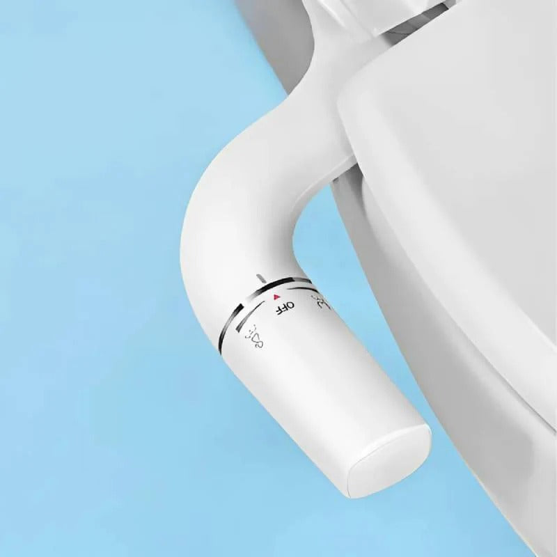 Dual Nozzle Toilet Bidet Attachment with Rear and Gentle Wash