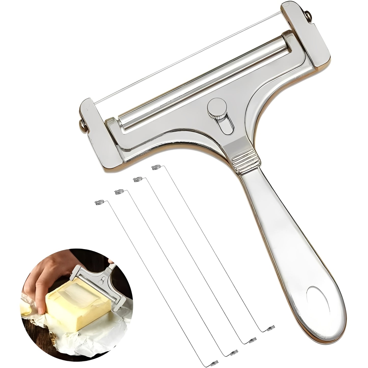 Stainless Steel Butter and Cheese Tool Set