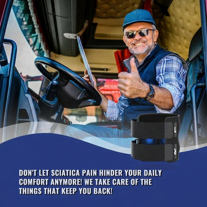 Knee Support Brace with Adjustable Buckle Straps and Dual Pads