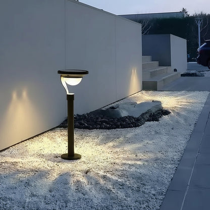 Solar-Powered Outdoor LED Lamp with Motion Sensor