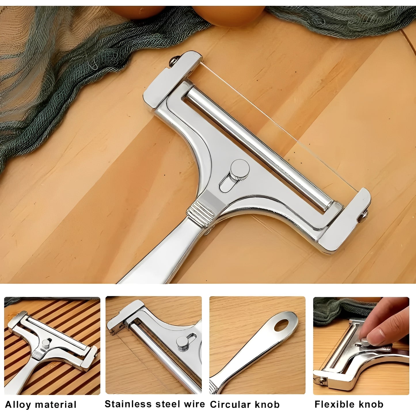 Stainless Steel Butter and Cheese Tool Set