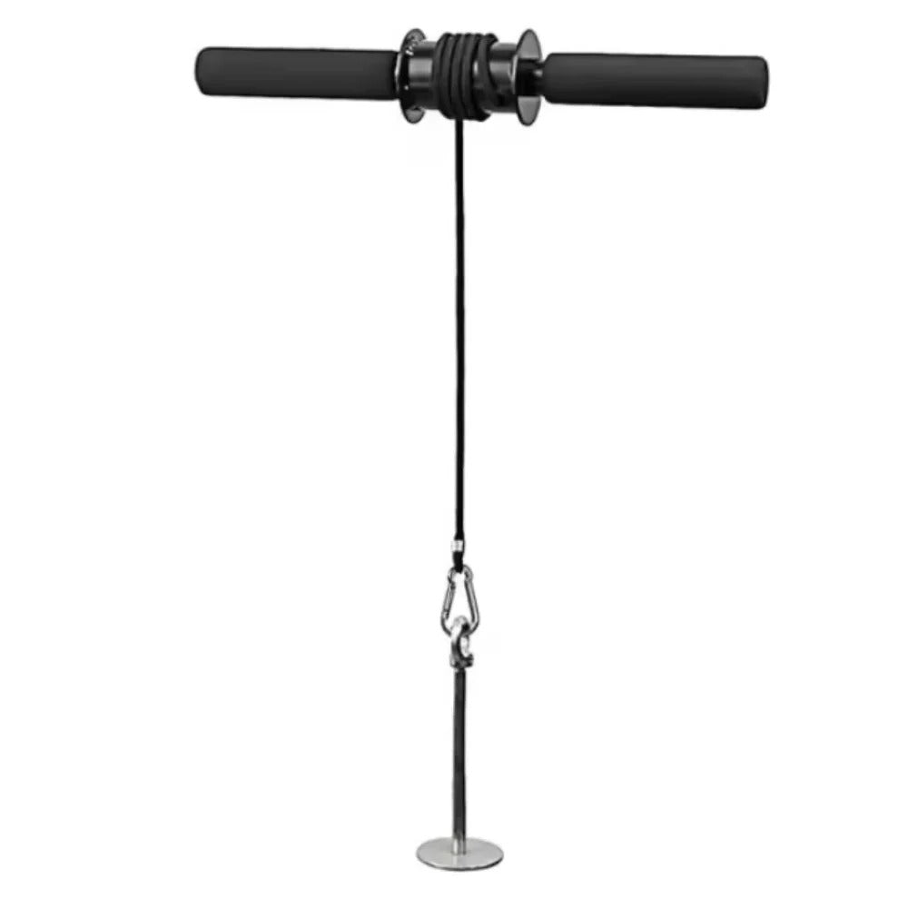 Portable Wrist and Forearm Training Handle with Textured Grip