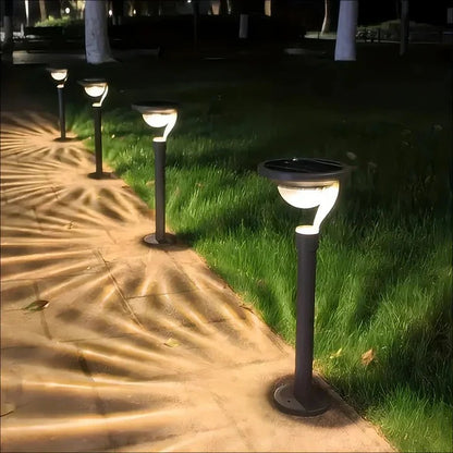 Solar-Powered Outdoor LED Lamp with Motion Sensor