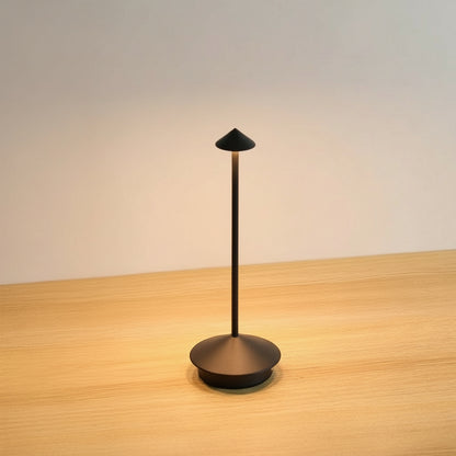 Portable Wireless LED Table Lamp with Touch Controlled Dimming Design