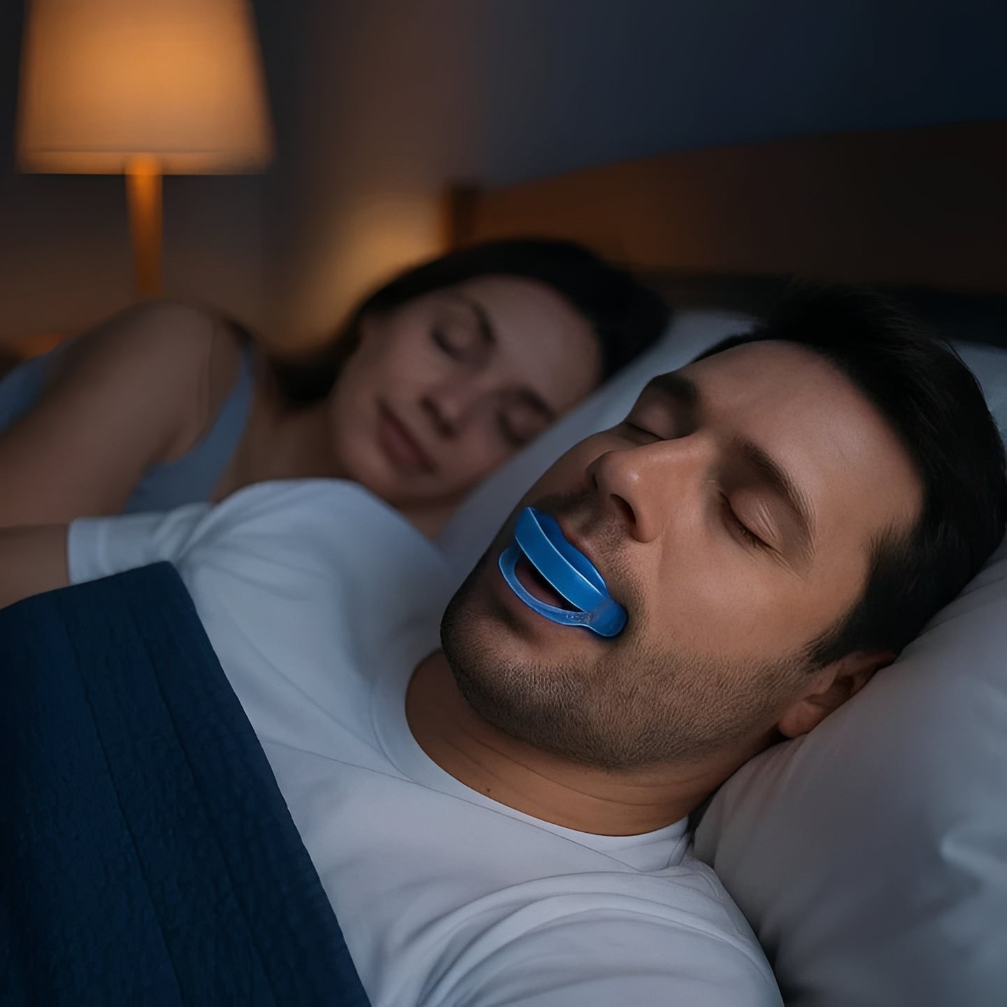 Adjustable Anti Snore Mouthpiece with Forward Jaw Support