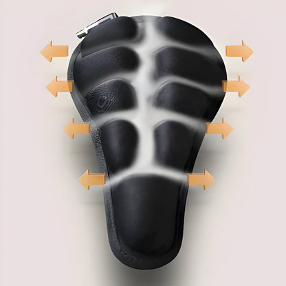 Inflatable 3D Bike Seat Cushion Air-Padded Comfort Cover