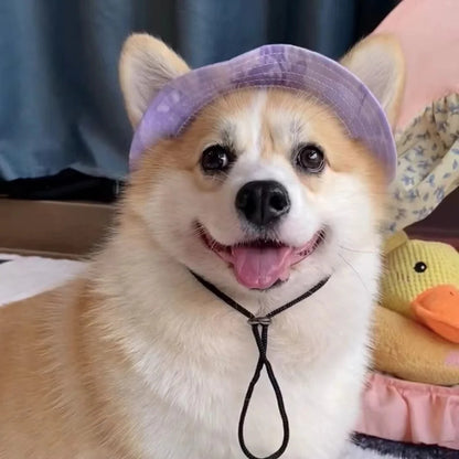 Pet Sun Hat with Adjustable Strap