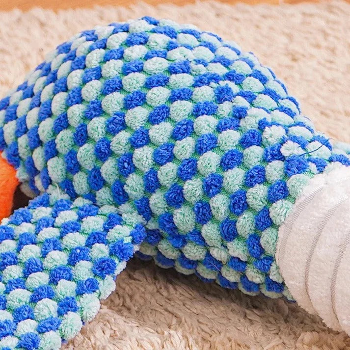 Dog Chew Toy with Plush Material and Built In Squeaker