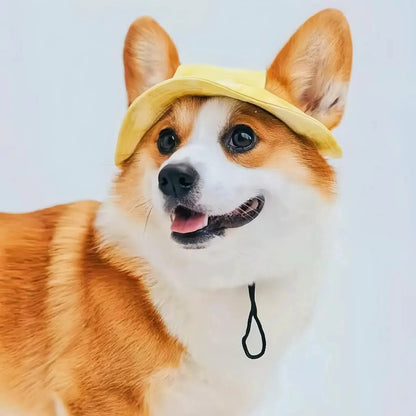 Pet Sun Hat with Adjustable Strap