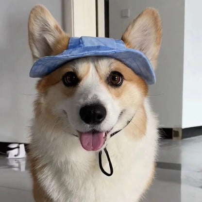 Pet Sun Hat with Adjustable Strap