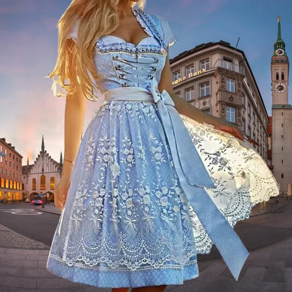 Traditional Bavarian Oktoberfest Dress for Women