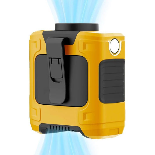 Rechargeable Mini Fan with Handheld Design and LED Light