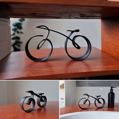 Wire Frame Bicycle Sculpture for Desk Display