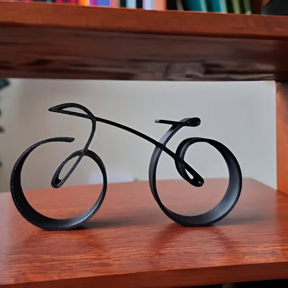 Wire Frame Bicycle Sculpture for Desk Display