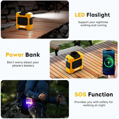 Rechargeable Mini Fan with Handheld Design and LED Light